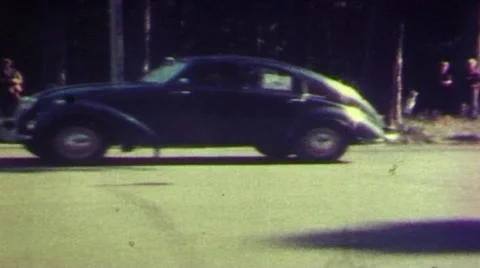 Old cars Stock Footage
