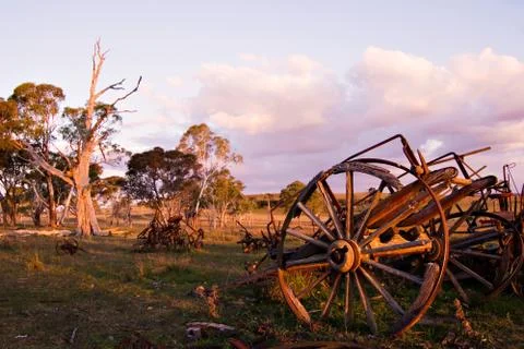 The old cart Stock Photos
