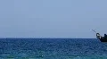 Old carvel in Mediterranean Sea HD Footage