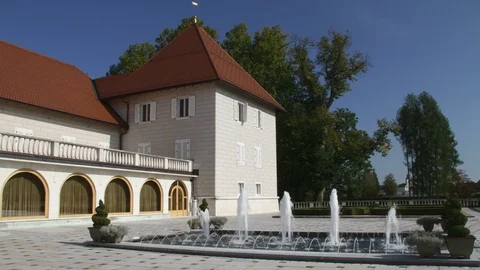 Old castle Brdo Stock Footage 87717543