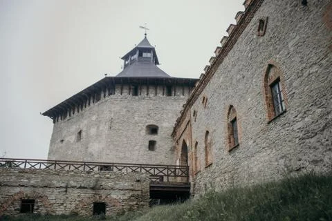 Old castle with a bridge 写真素材