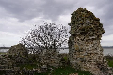 Old castle destroyed Stock Photos