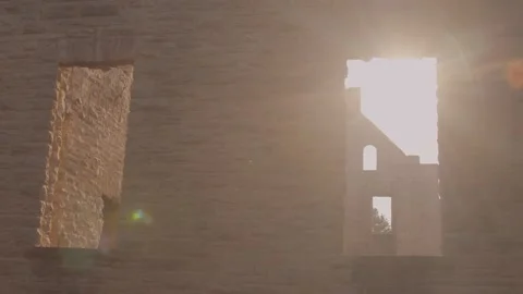 Old  Castle During Sunset Vídeos de archivo 138715843