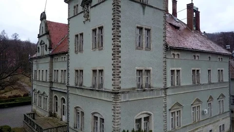 The old castle in europe Stock Footage 129374261