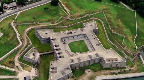 Old castle  in florida Vídeos de archivo 42829906