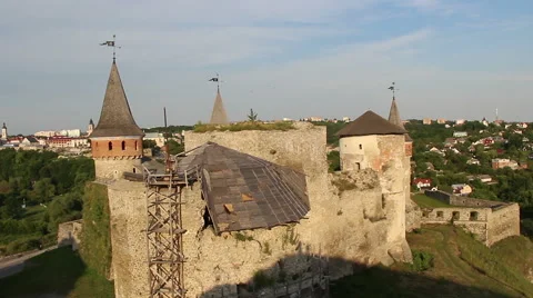 Old Castle Stock Footage 46952398