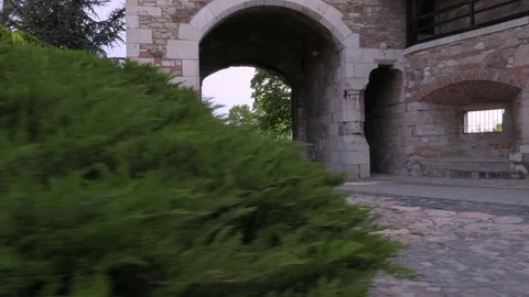 Old Castle Gate, Budapest Stock Footage 83761860