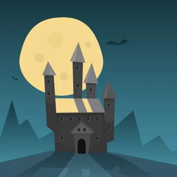 Old Castle Stock Illustration