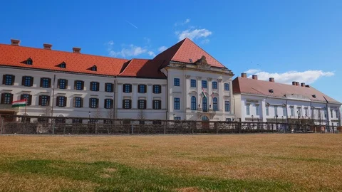 Old Castle Kft on Buda castle hill. Stockbeeldmateriaal 129079058
