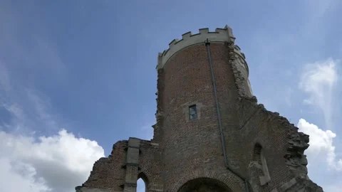 Old castle ruin tower 库存影片 133738940