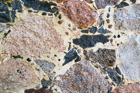 Old Castle Stone Wall Texture Background. Stone Wall Wallpaper Stock Photos