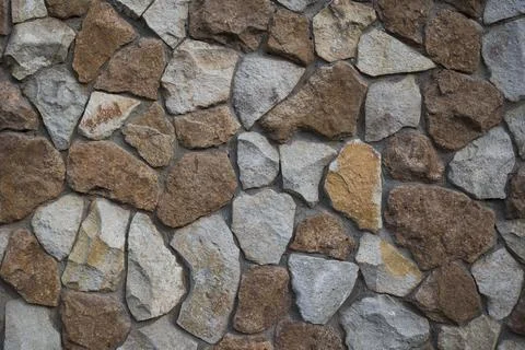 Old castle stone wall texture background Stock Photos