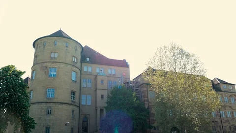 Old Castle Stuttgart Stock Footage 108315604
