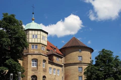 Old Castle Stuttgart Stock Photos