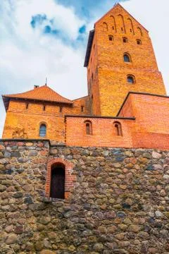 Old castle tower Stock Photos