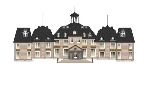 Old castle vector Stock Illustration