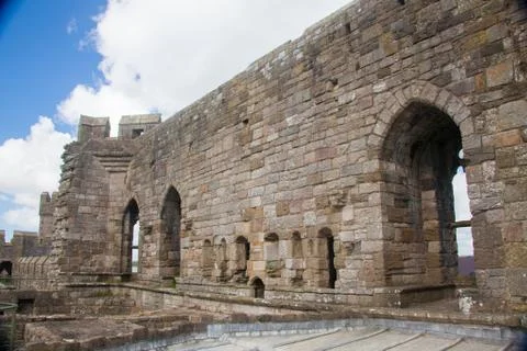 Old castle view Stock Photos