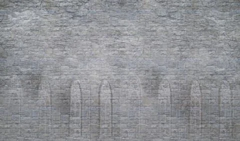 Old Castle Wall Background Illustrazione stock