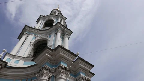 Old Cathedral during the day Stock Footage 242304493