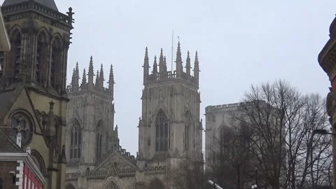 An old Cathedral Stock Footage 91927798