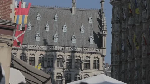 Old cathedral in the old town Stock Footage 42678708