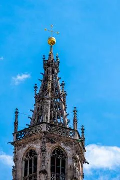Old cathedral tower Stock Photos