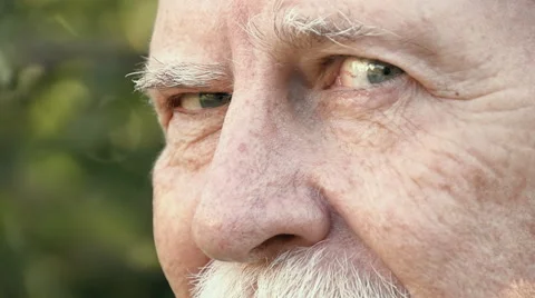 Old Caucasian Man Face Stock-Footage 56005934