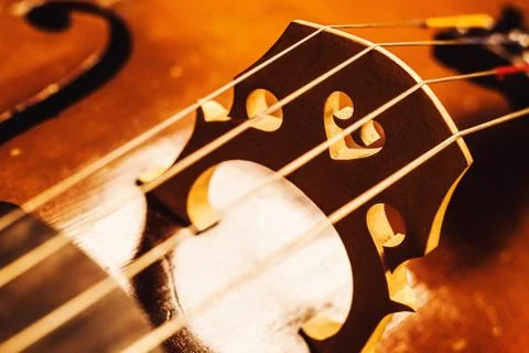 Old Cello Abstract 스톡 사진