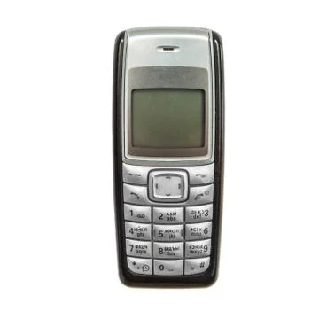 Old cellular mobile phone. Stock Photos