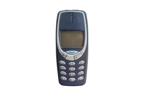 Old cellular mobile phone. Stock Photos