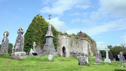 Old celtic church  스톡 동영상 248382029