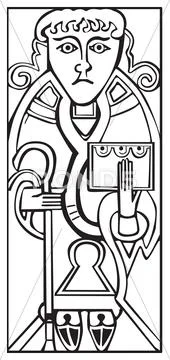 An Old Celtic Symbol Of Saint Luke