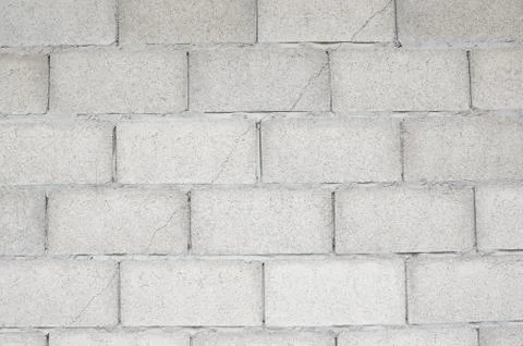 Old cement blocks wall texture and background. Stock Photos