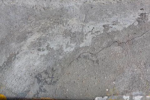 Old cement wall with patch. Stock Photos