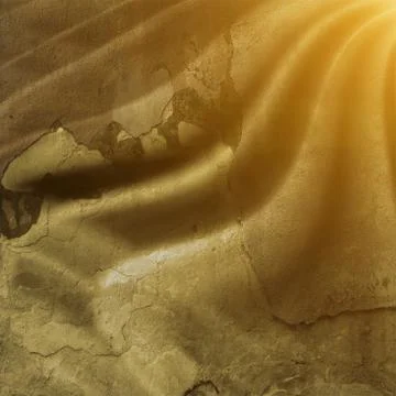 Old cement wall with plaster dumps Stock Illustration