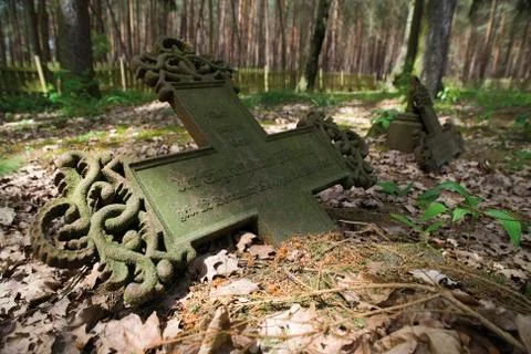 The old cementary Stock Photos