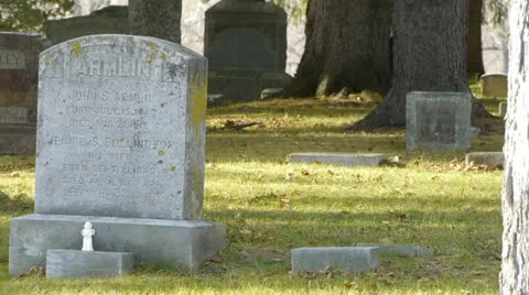 Old Cemetary Stock Footage 22217947