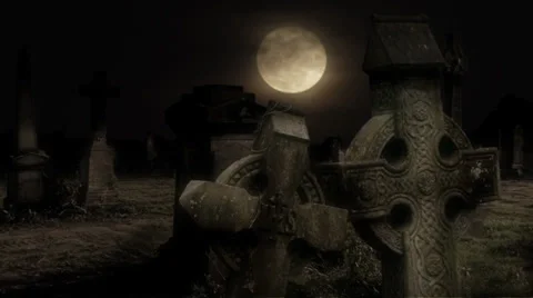 Old Cemetary Stock Footage 29825511