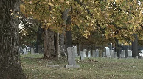 OLD CEMETERY 10 Stock Footage 11197855