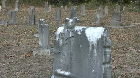 OLD CEMETERY 11 Stock Footage 11198032
