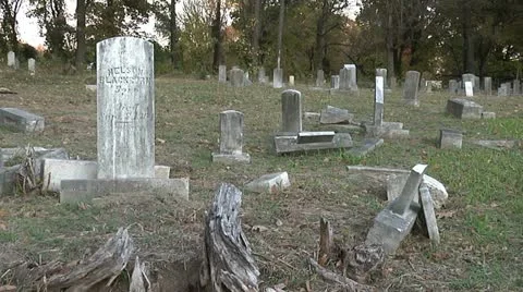 OLD CEMETERY 12 Stock Footage 11198179