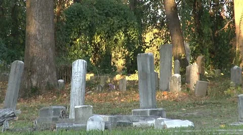 OLD CEMETERY 3 Stock Footage 11198518