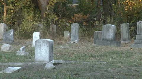 OLD CEMETERY 4 Stock Footage 11198729
