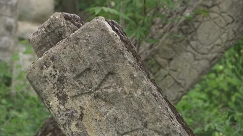 Old cemetery cross Stock Footage 130522752