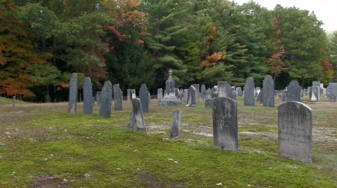 Old Cemetery  Stock Footage 270711