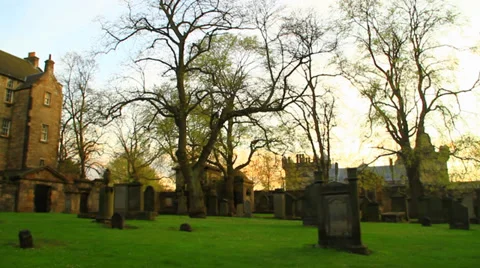 Old cemetery Stock Footage 39490536