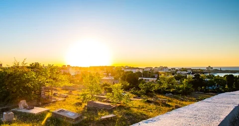 Old cemetery Video stock 96212028