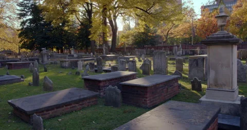 Old Cemetery Stock Footage 142725131