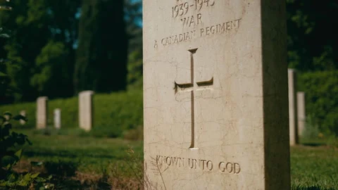 Old Cemetery Gravestone With Cross Stock Footage 336512530