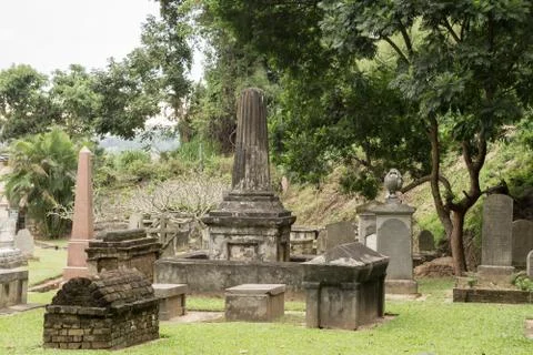 Old cemetery. Stock Photos
